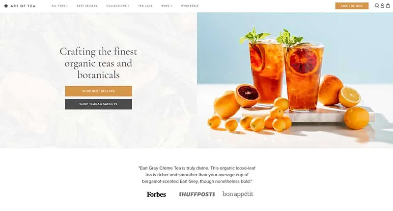 Art of Tea Online Store
