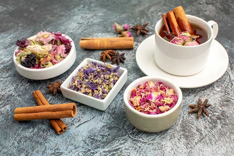 Rose Petal Tea with Other Herbs