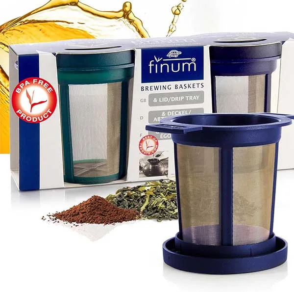 Finum Goldtone Tea Filter