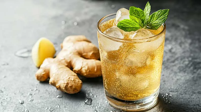 Ginger Iced Tea - Cold Brew Ginger Tea