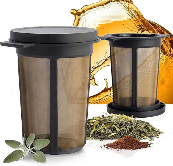 Finum Goldtone Tea Filter