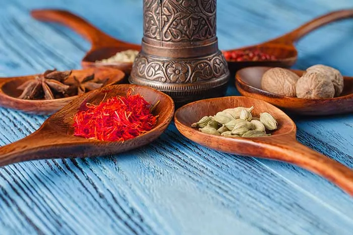 Saffron and Cardamom Tea