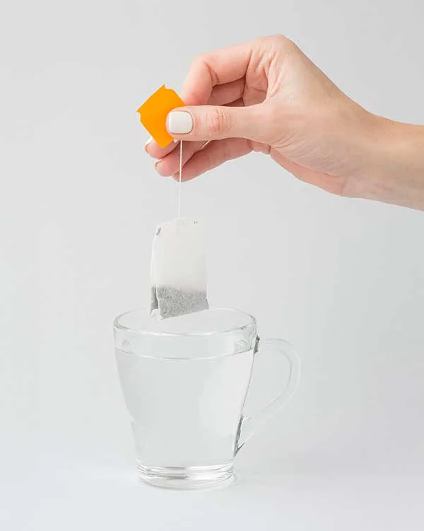 Water First and Then Teabag